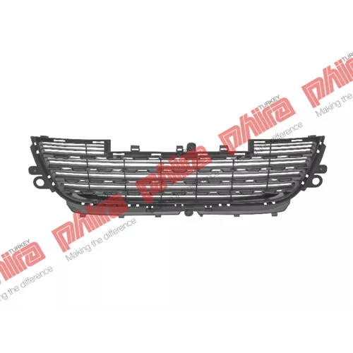 Peugeot 2008 2013-2016 Tampon Izgarası Ön Alt Orta Krom 9