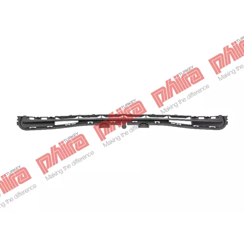Peugeot 207 2009  Tampon Izgarası Ön Üst Orta Siyah 7422C