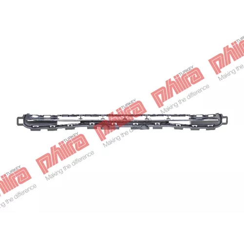 Peugeot 207 2009  Tampon Izgarası Ön Üst Orta Kromlu Tip 
