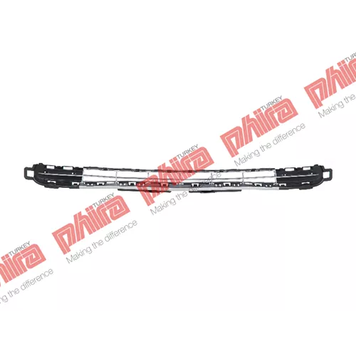 Peugeot 207 2009  Tampon Izgarası Ön Üst Orta Siyah 7422C