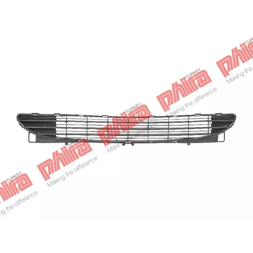 Peugeot 307 2001  Tampon Izgarası Ön Orta Siyah 7414W6