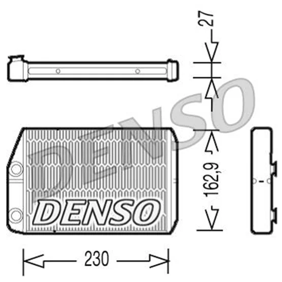 Citroen JUMPER 6448.R0 77364073 Kalorifer Radyatörü DENSO