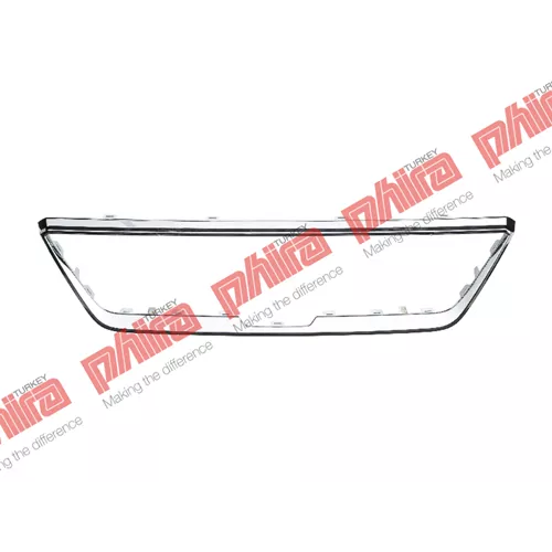 Seat IBIZA 2017  Panjur Çıtası Ön Orta Çerçeve Krom 6F085