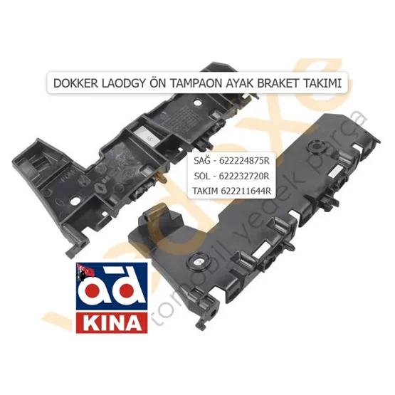 Dacia DOKKER 622224875R  622232720R Tampon Bağlantı Brake