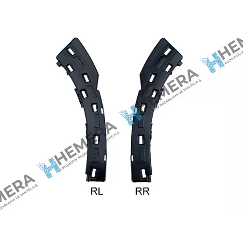 Peugeot 208 2019  Braket,Tampon Arka (Set) 1649797780