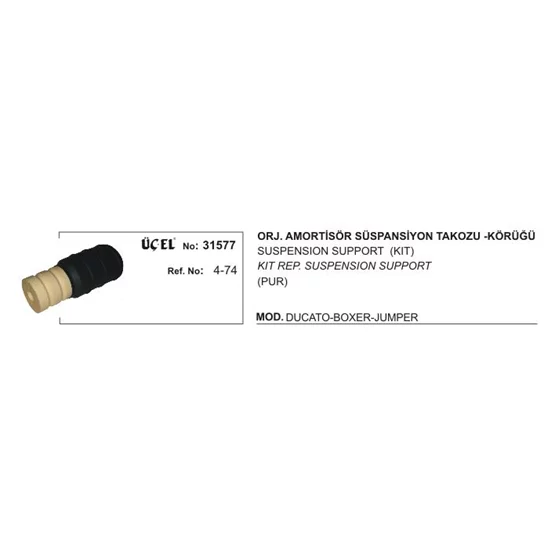 Citroen JUMPER 1313045080 Amortisör Takozu ÜÇEL
