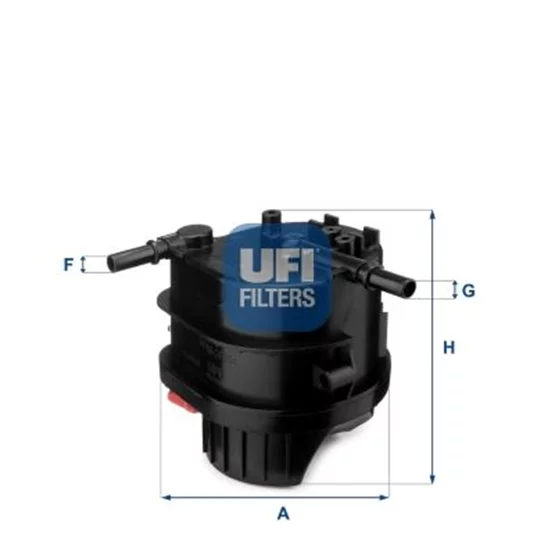 Citroen C3 1901.99 Mazot Filtresi UFİ